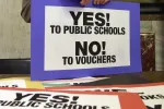 school voucher protest