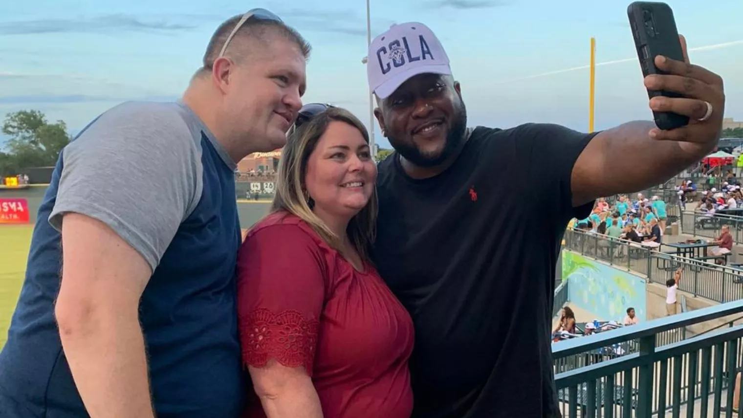 Vice President Adrian poses for a selfie at the 2022 Fireflies event.