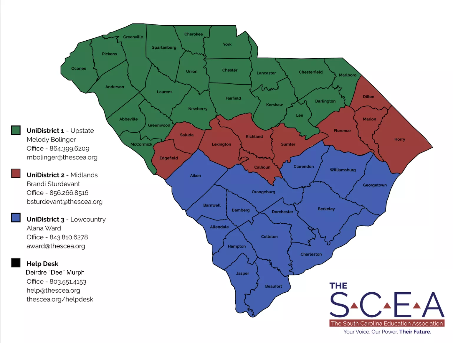 The SCEA Map