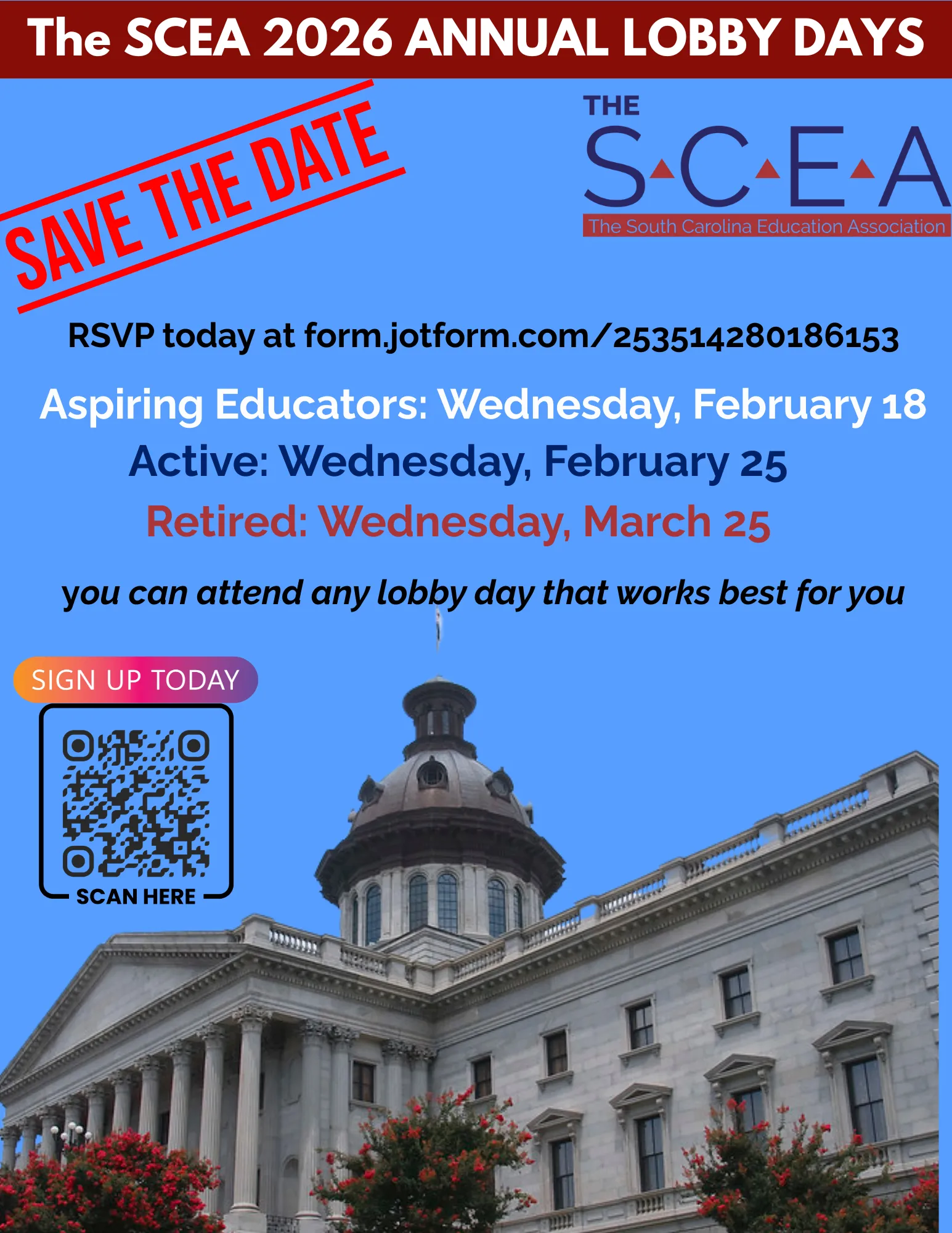 The SCEA Lobby Day