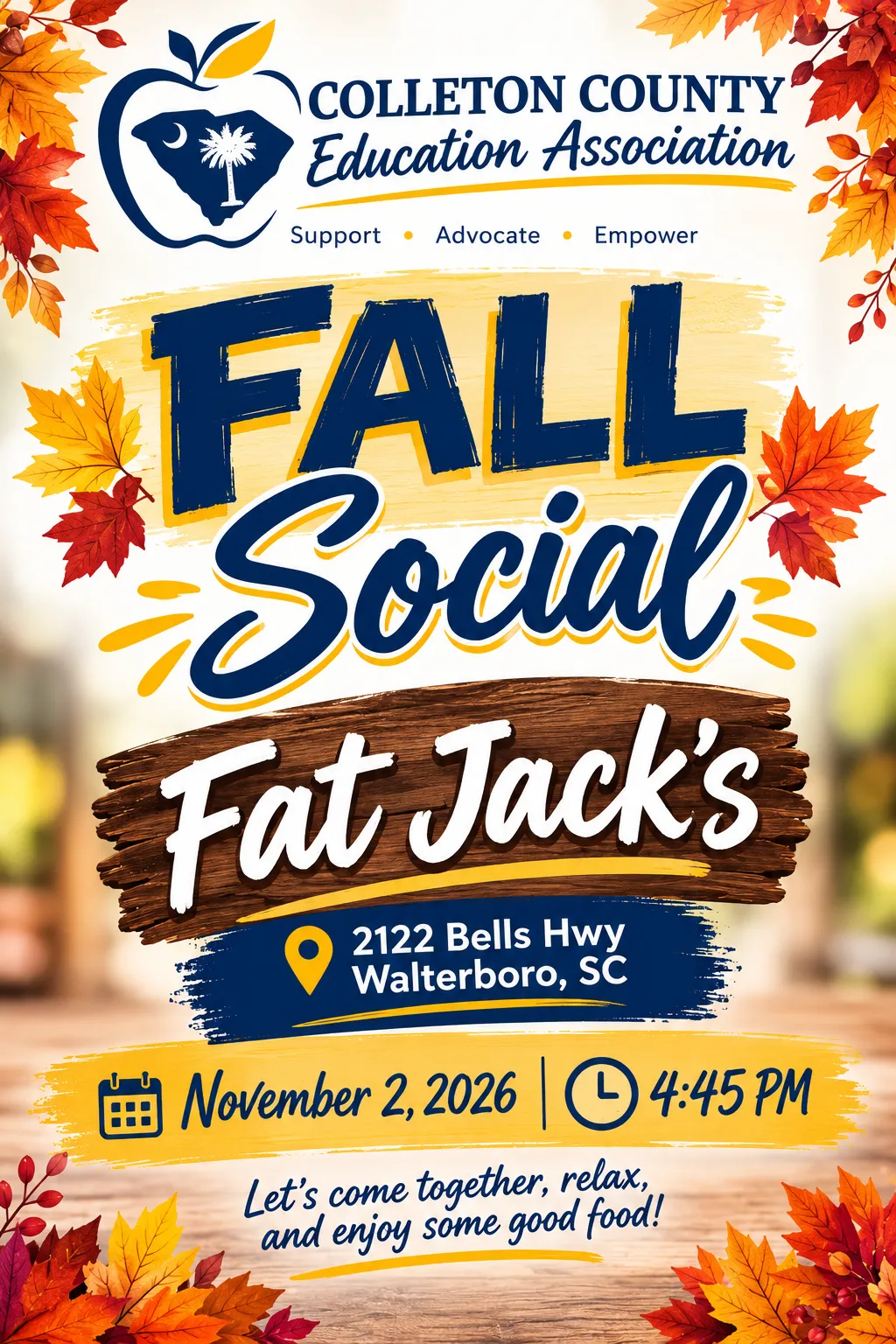 Colleton County Education Association Fall Social