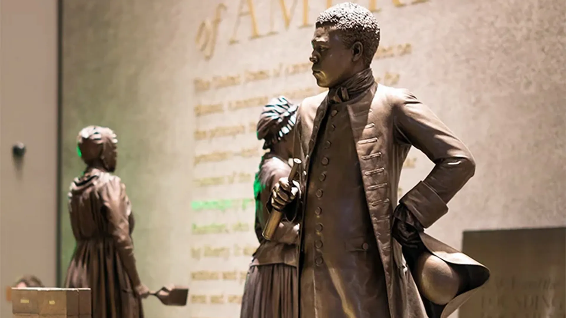 Statue of Benjamin Banneker in the Smithsonian Institution's National Museum of African American History and Culture