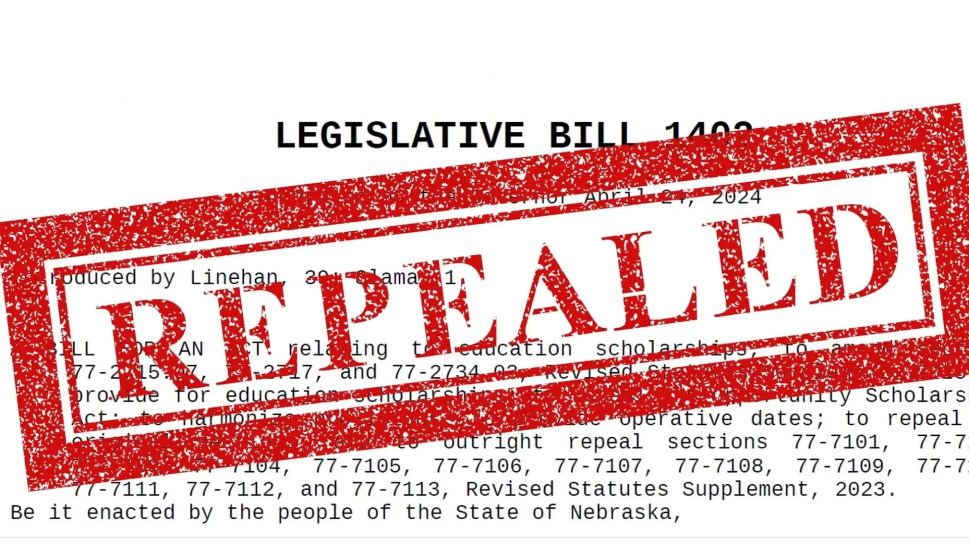 voucher repeal