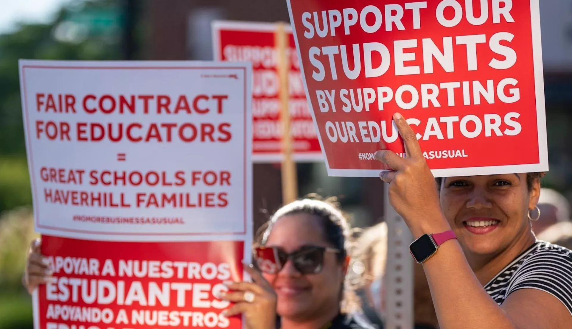 Massachusetts teacher strikes
