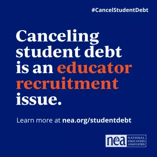 Canceling student debt is an educator recruitment issue.