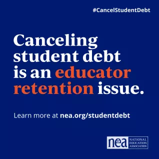 Cancelling student debt is an educator retention issue.