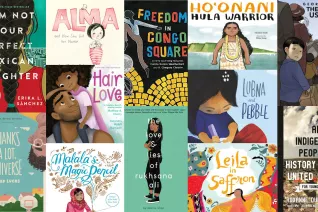 collage of book covers of banned books