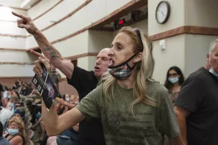 school board protest