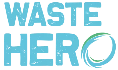 Waste Hero logo stacked