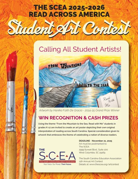 The SCEA 2025-2025 Read Across America Student Art Contest