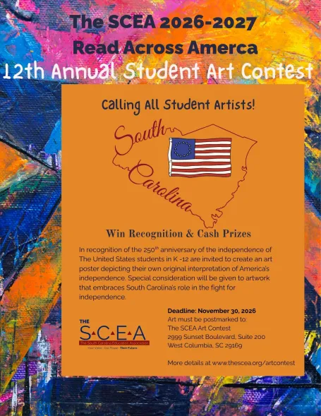 The SCEA 2026-2027 Read Across America Art Contest