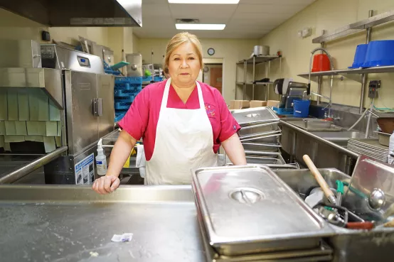 cafeteria worker