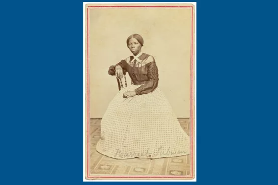 photograph of Harriet Tubman seated