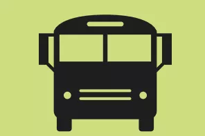 graphic of a schoolbus from the front