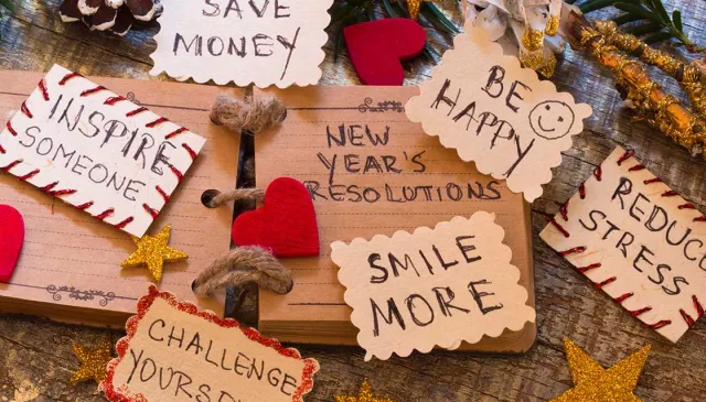 New Year Resolutions cards