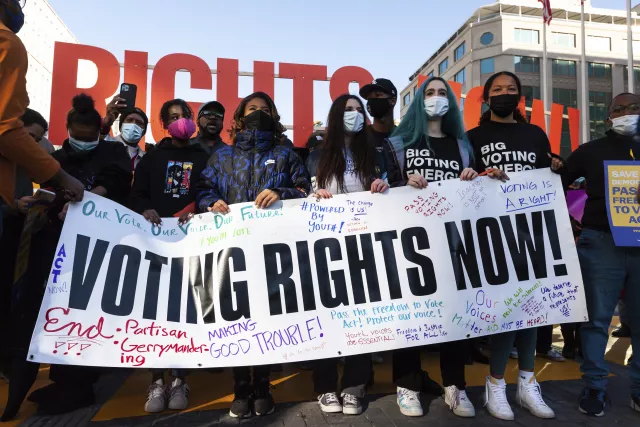 Voting rights now rally