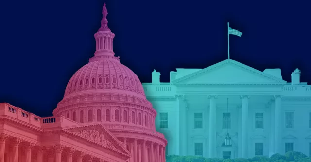 The Capitol and the White House