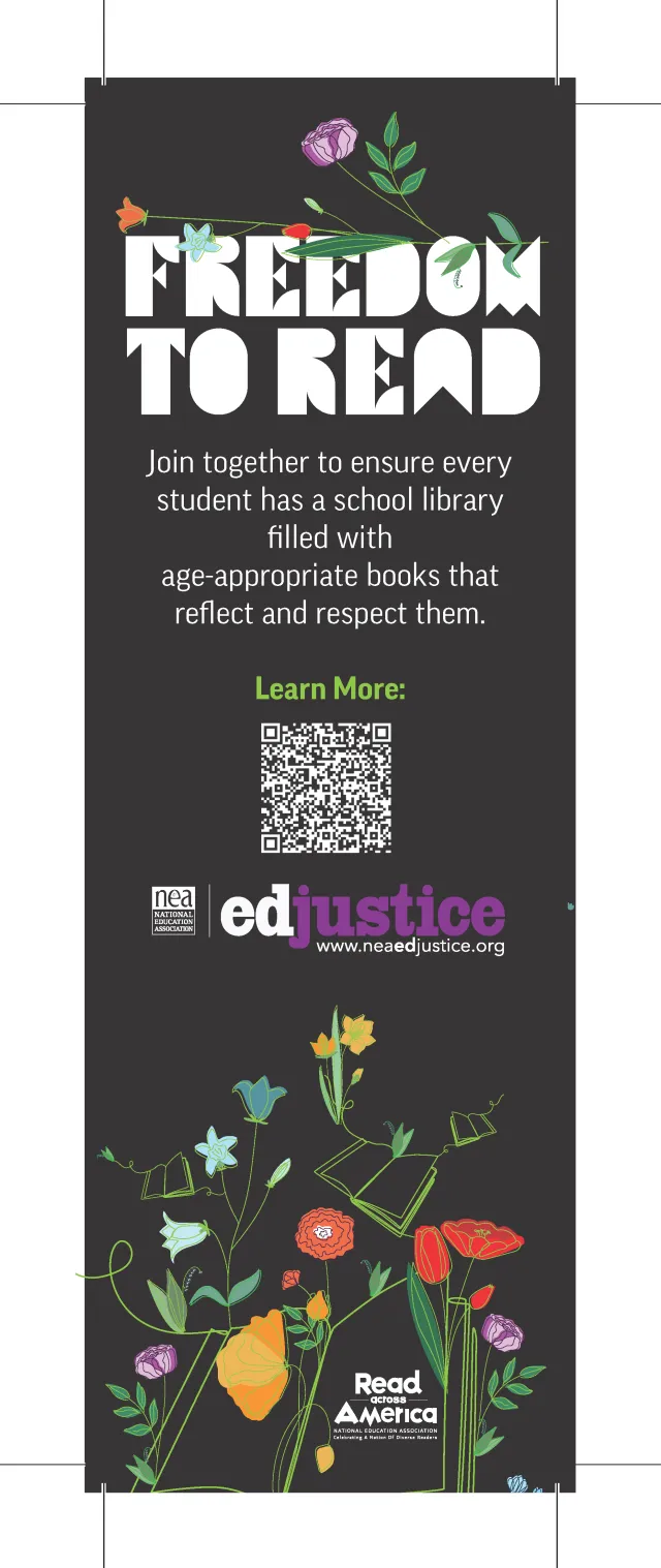 Freedom to Read Bookmark back
