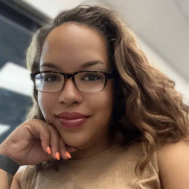 Michelle Slaughter poses for a selfie.