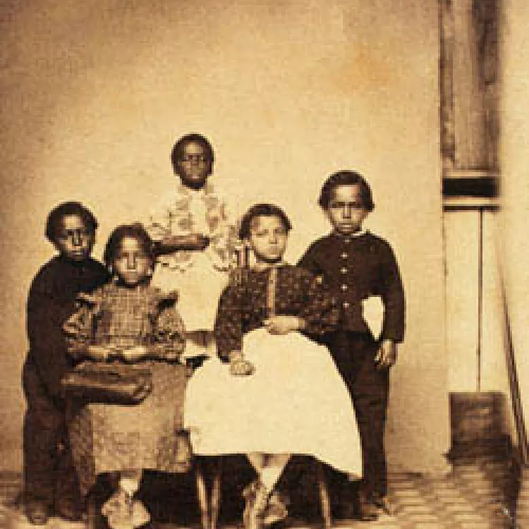 Black school children during the Civil War era