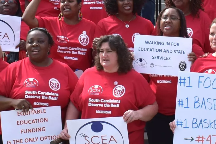 Red For Ed T-Shirt South Carolina - Teachers Protest Shirt